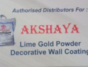 Akshaya Lime Gold Powder  Decorative Wall  Coating